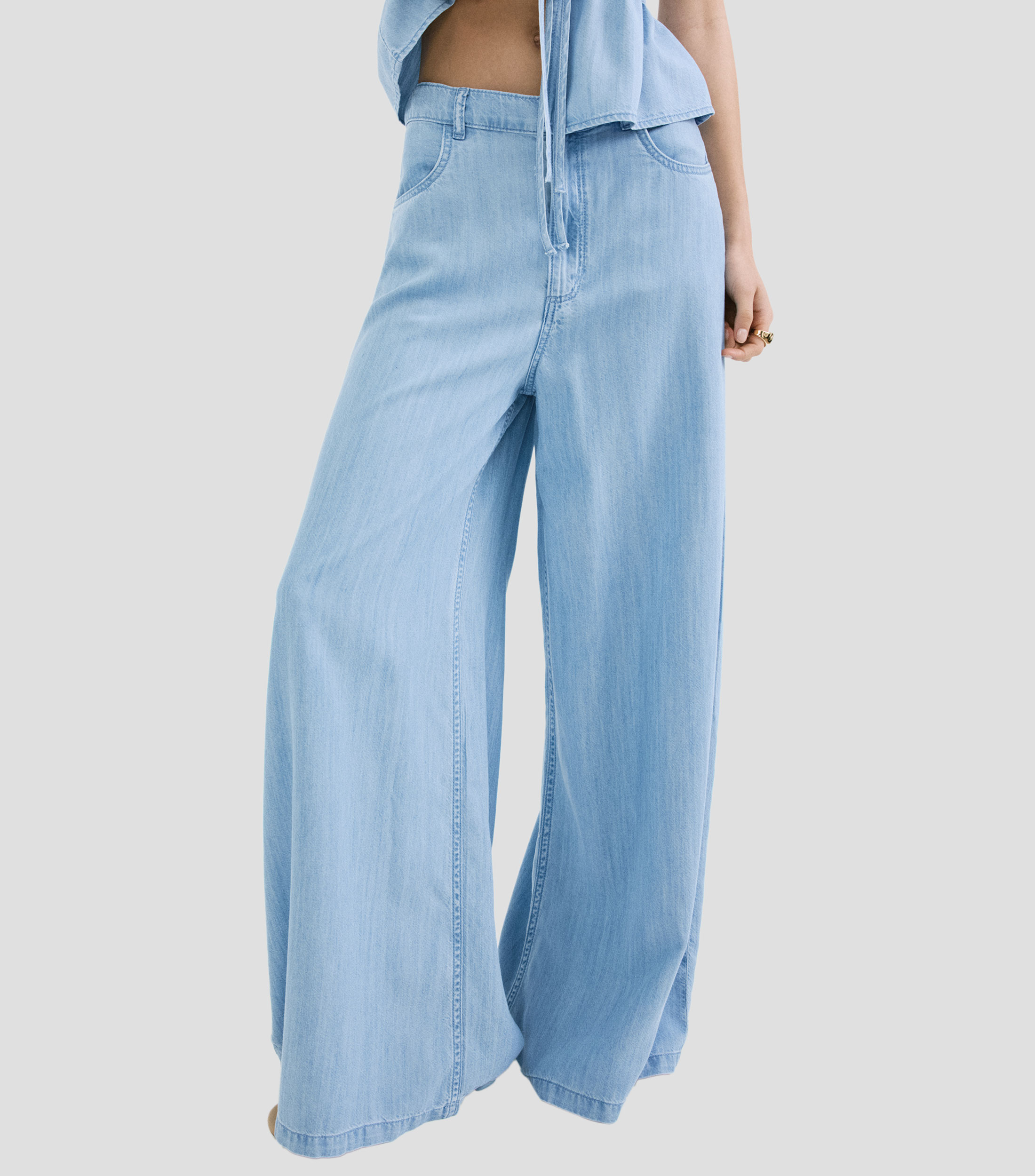 Jeans amplio Mujer